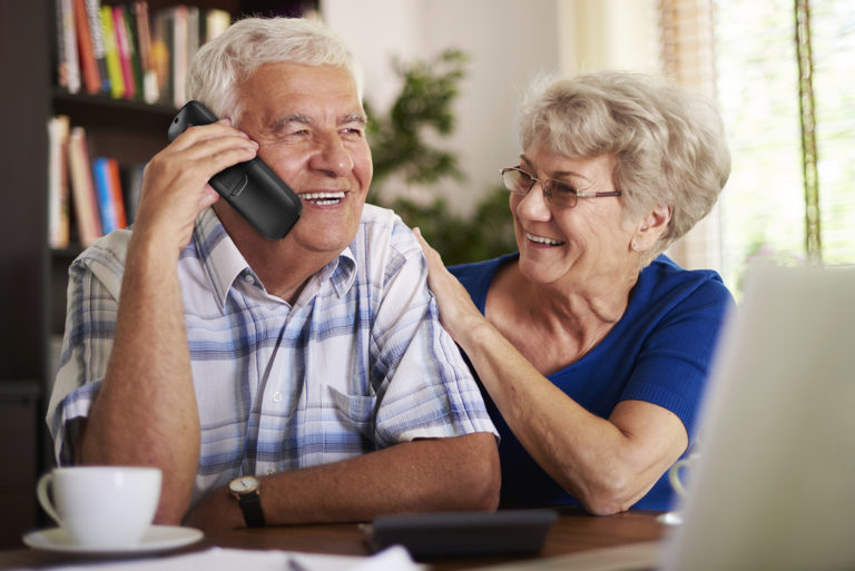 NBN alternatives A Cordless Home Phone Old man